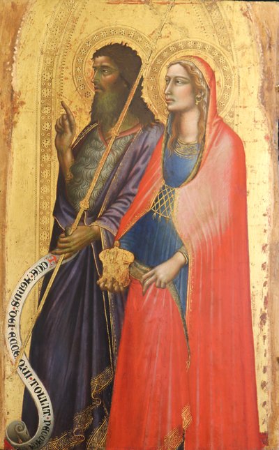 Saint Jean-Baptiste et sainte Madeleine - Angelo di Puccinelli